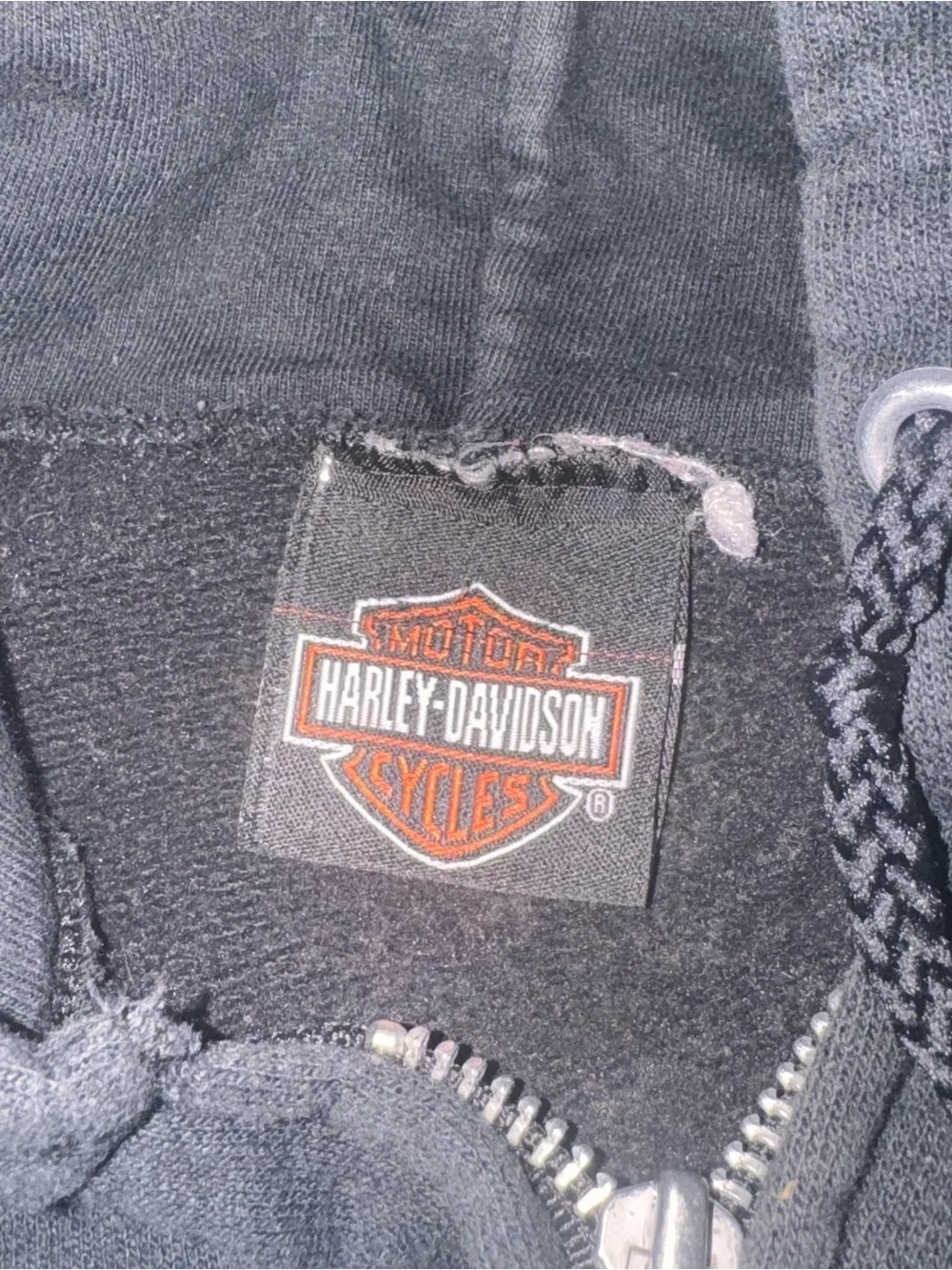 Vintage Harley Davidson Zip Jacket